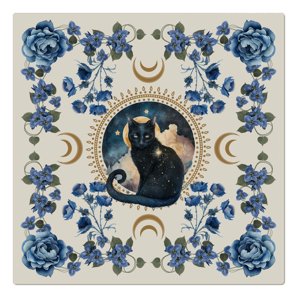 Altar Cloth Mystical Cat Light