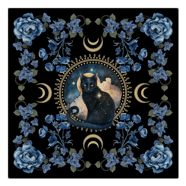 Altar Cloth Mystical Cat