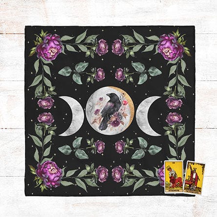 Raven Moon Altar Cloth (24" x 24")