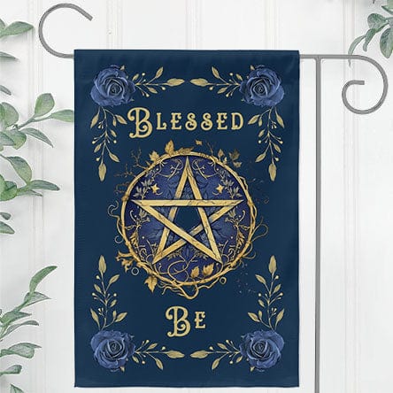 Blessed Be Fall Winter Garden Flag