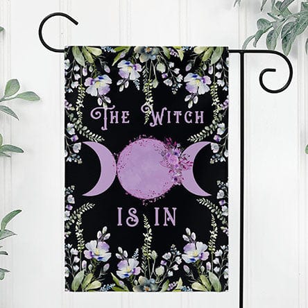 Witch Is In Garden Flag