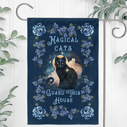 Magical Cats Garden Flags