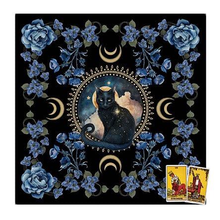 Altar Cloth Mystical Cat