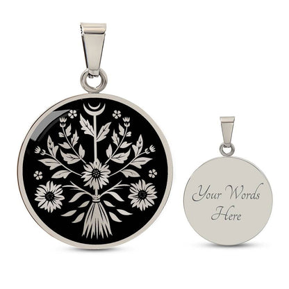 Engraved Witch Jewelry