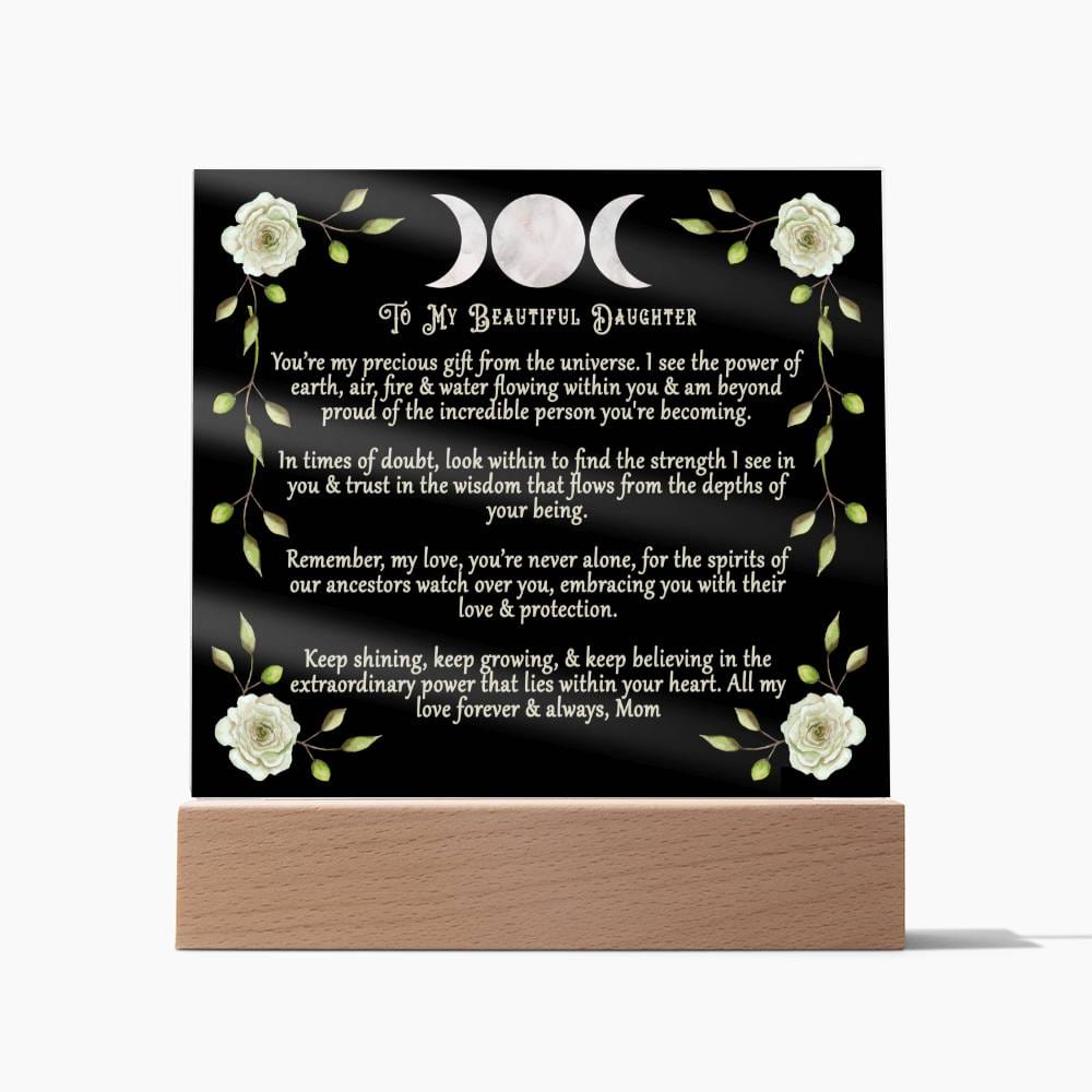 Triple Moon Acrylic Plaque Gift