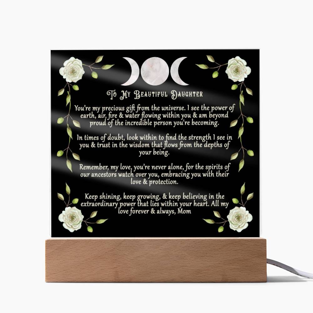 Triple Moon Acrylic Plaque Gift