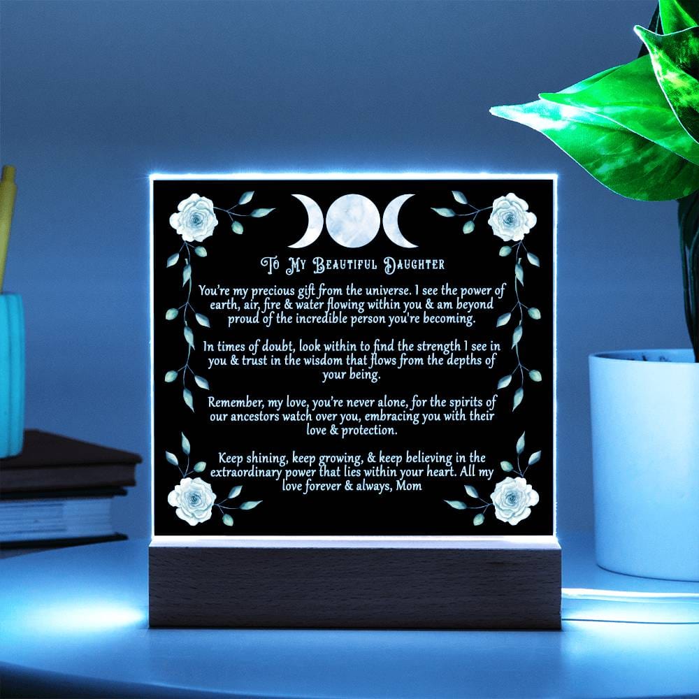 Triple Moon Acrylic Plaque Gift