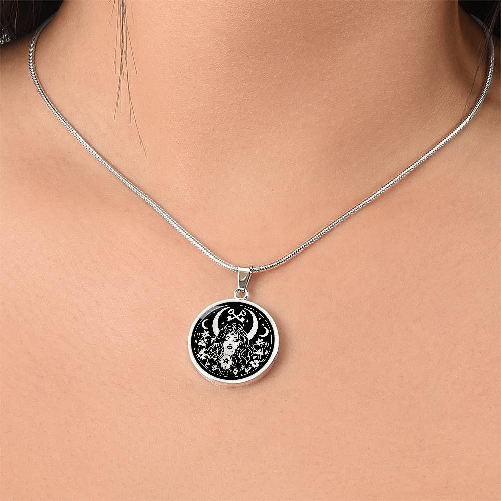 Goddess Hecate Personalized Pendant