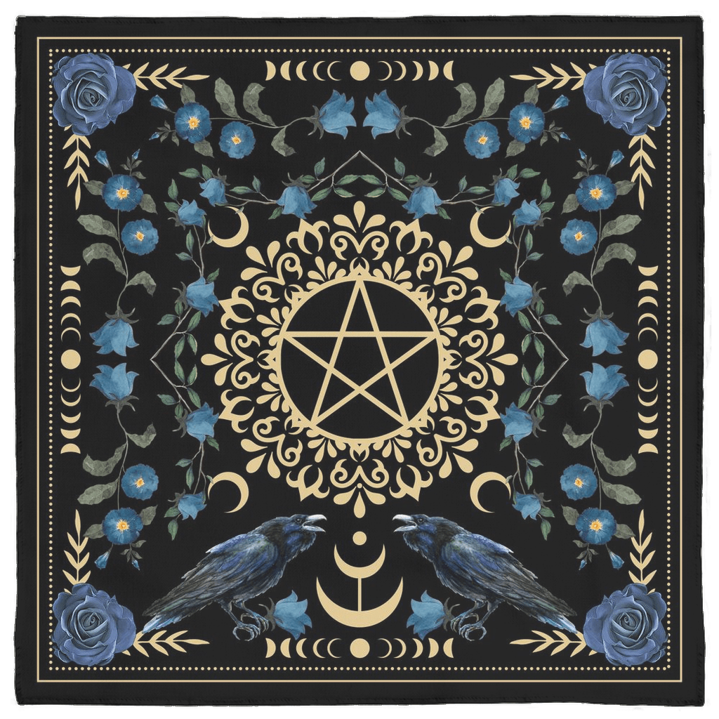 Altar Cloth Pentacle Raven 2023