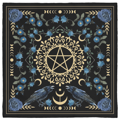 Altar Cloth Pentacle Raven 2023