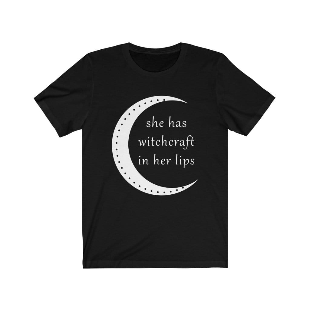 Unisex Jersey Short Sleeve Tee - Witchcraft in her lips