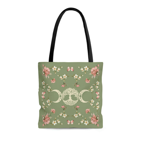 Triple Goddess Tote Bag Green (AOP) 2023