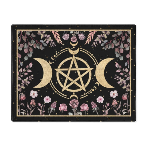 Pentacle Rose Altar Cloth