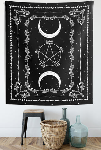 Pentacle Spirit Witch Tapestry