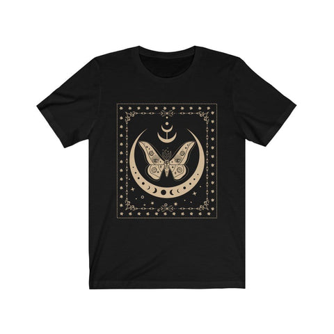 Unisex Jersey Short Sleeve Tee - Mystical Butterfly Tarot Tee (6 sizes)